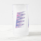 Fuchsienblau grau mattglas bierglas (Mittel)