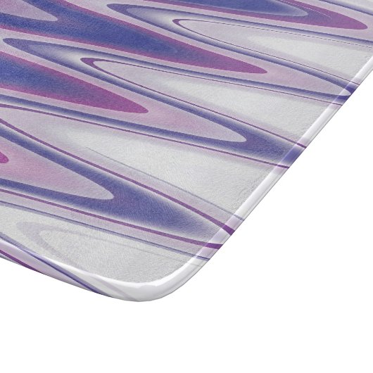 Fuchsienblau grau schneidebrett (Ecke)