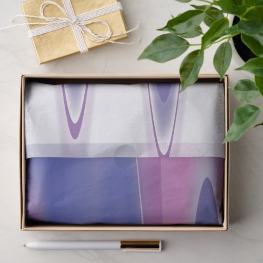 Fuchsienblau grau seidenpapier (Geschenk)