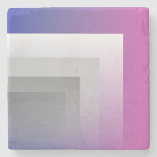 Fuchsienblau grau steinuntersetzer (Vorderseite)