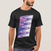 Fuchsienblau grau T-Shirt (Vorderseite)