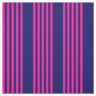 Fuchsienblauer Fünf Streifen Stoff