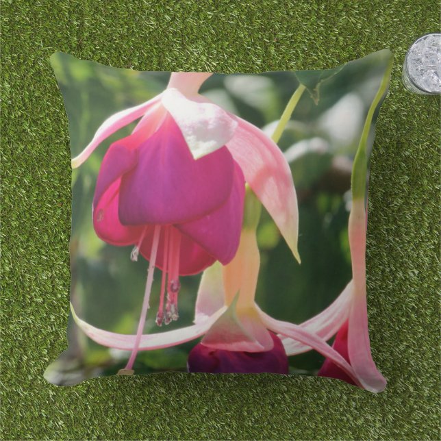 Fuchsienblüte Kissen (Gras)