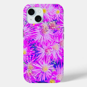 Fuchsienblüten auf Blau Case-Mate iPhone Hülle