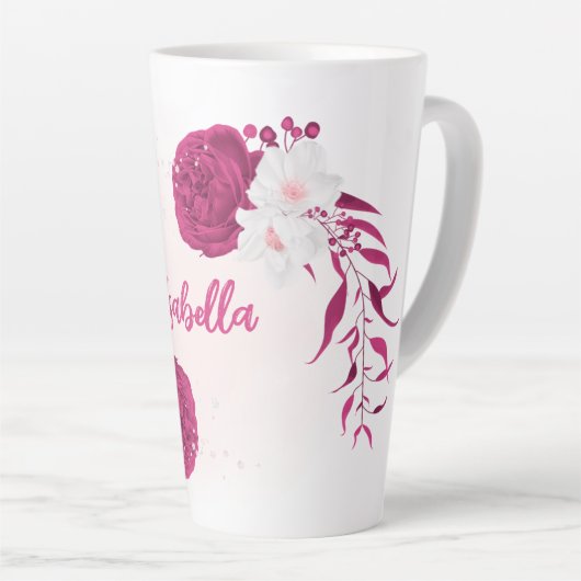 Fuchsienblüten botanisch milchtasse (Rechte Ecke)