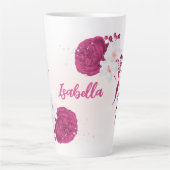 Fuchsienblüten botanisch milchtasse (Vorderseite)