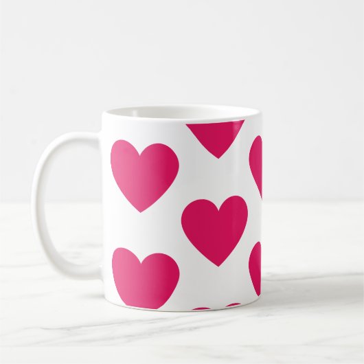 Fuchsienherzen Tasse (Links)