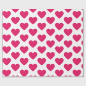 Fuchsienherzen, weißlich geschenkpapier (Flach)
