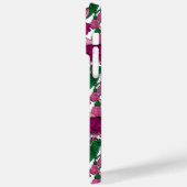 Fuchsienmonogramm Case-Mate iPhone Hülle (Rückseite / Links)