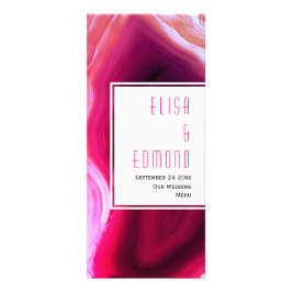 Fuchsienrosa-Scheiben-Ehrenkarte Werbekarte