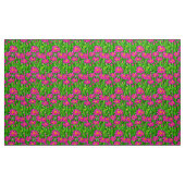 Fuchsienrosa Wildblumen in einem Feld Stoff (Yard (91,4 cm))
