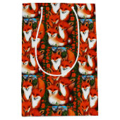 Fuchsig Spass Mittlere Geschenktüte (Vorderseite)