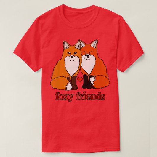 Fuchsige Freunde T-Shirt (Design vorne)