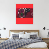 Fuchsige Marienkäfer-Braut Leinwanddruck (Insitu (Schlafzimmer))