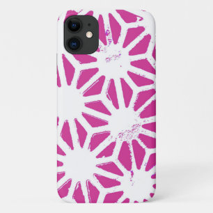 Fuchsisches geometrisches Muster Case-Mate iPhone Hülle