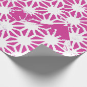 Fuchsisches geometrisches Muster Geschenkpapier (Ecke)