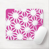 Fuchsisches geometrisches Muster Mousepad (Mit Mouse)