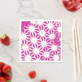 Fuchsisches geometrisches Muster Serviette (Beispiel)