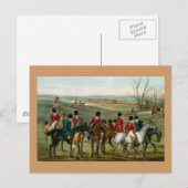 Fuchsjagd 2 postkarte (Vorne/Hinten)