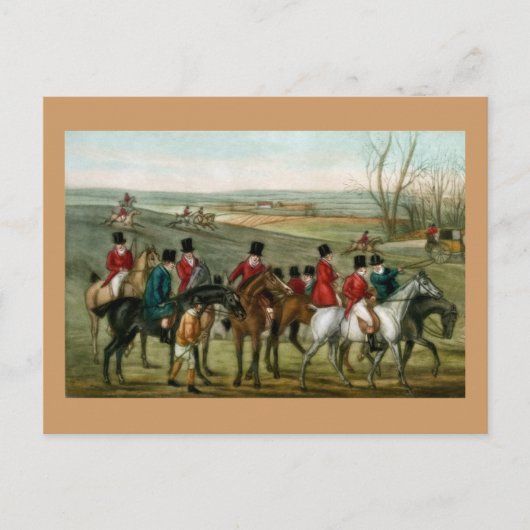 Fuchsjagd 2 postkarte (Vorderseite)