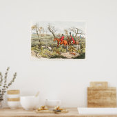 Fuchsjagd Aquarell Poster (Küche)