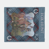 Fuchsjagd Fleecedecke (Vorderseite (Horizontal))