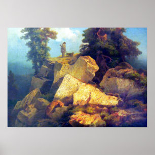 Fuchsjagd Josef Navrátil Nach 1850 Poster