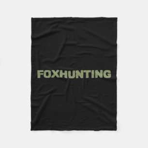Fuchsjagd mit Byck-Motiv Fleecedecke