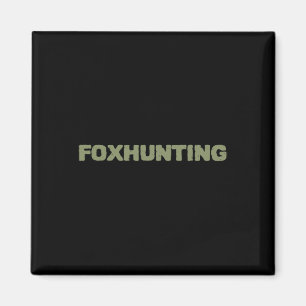 Fuchsjagd mit Byck-Motiv  Magnet