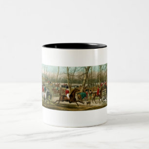 Fuchsjagd Zweifarbige Tasse
