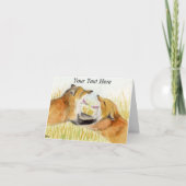 Fuchskampf Dankeskarte (Vorderseite)