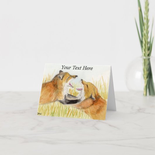 Fuchskampf Dankeskarte (Vorderseite)