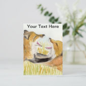 Fuchskampf Postkarte (Stehend Vorderseite)