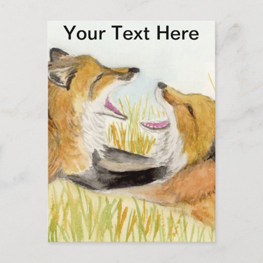 Fuchskampf Postkarte (Vorderseite)