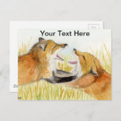 Fuchskampf Postkarte (Vorne/Hinten)