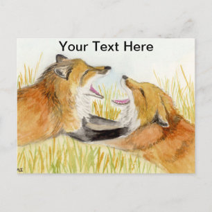 Fuchskampf Postkarte