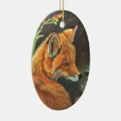Fuchslandschaftsfarbenmalereihandkunstnatur Keramikornament (Rechts)