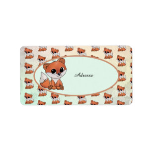 Füchslein Adressaufkleber