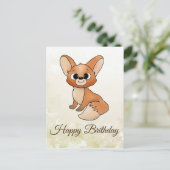 Füchslein Postkarte (Stehend Vorderseite)