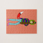 Fuchsmädchen Puzzle (Horizontal)