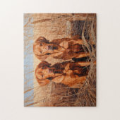 Fuchsrote Labrador Retriever Puzzle (Vertikal)