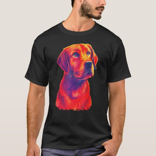 Fuchsroter Labrador Retriever Einzigartiger Fuchsr T-Shirt (Vorderseite)