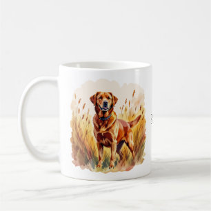 Fuchsroter Labrador Retriever Hund Kaffeetasse