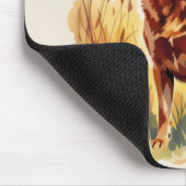 Fuchsroter Labrador Retriever Hund Mousepad (Ecke)