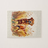 Fuchsroter Labrador Retriever Hund Puzzle (Horizontal)