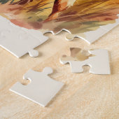 Fuchsroter Labrador Retriever Hund Puzzle (Seite)