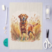 Fuchsroter Labrador Retriever Hund Seidenpapier (Handwerk)