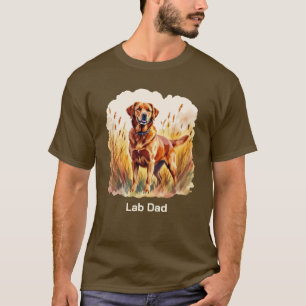 Fuchsroter Labrador Retriever Hund T-Shirt