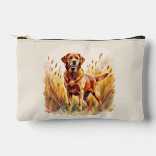 Fuchsroter Labrador Retriever Hund Zubehörtasche
