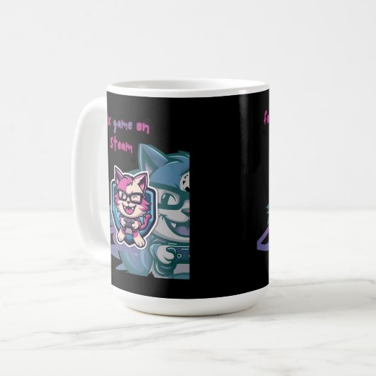Fuchsspiel Kaffeetasse (Vorderseite Links)